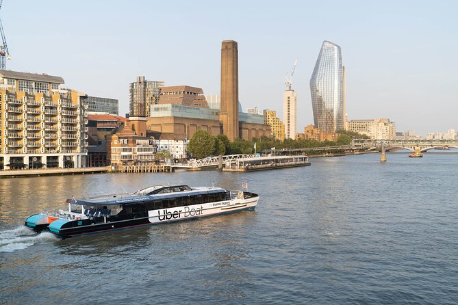 London: Uber Boat - Single Journey River Thames Cruise - Who should book this river journey?