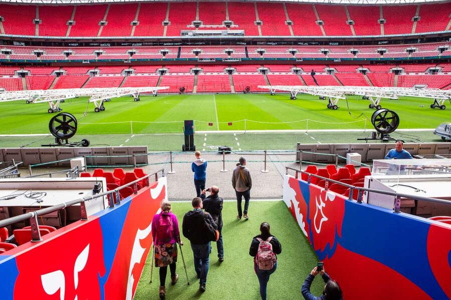 London: Wembley Stadium Guided Tour - Meeting England football at Bobby Moore’s statue