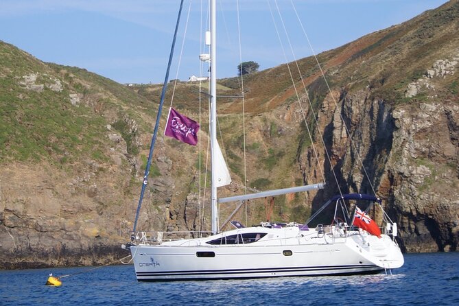 Luxury Sailing Experience Day with Champagne and Lunch or Dinner - Solent views and the route toward the Needles