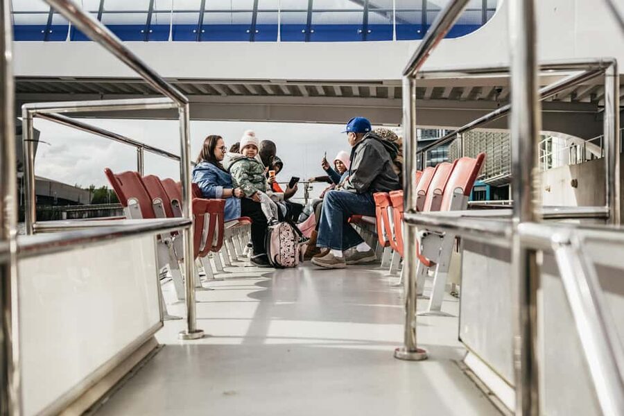 Manchester: Canal & River Cruise - Old Trafford from the Manchester Ship Canal