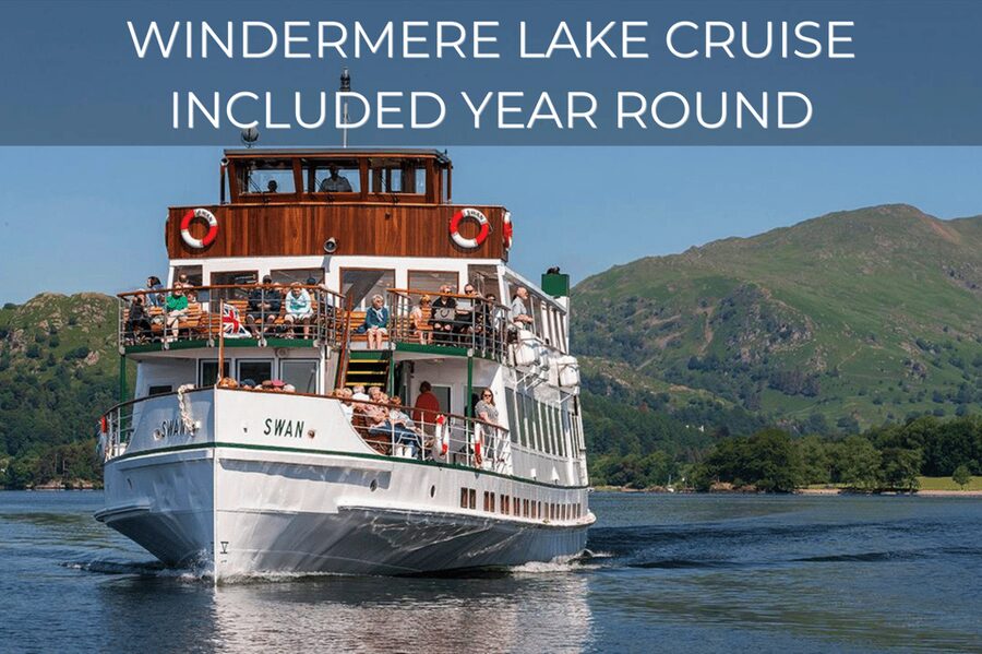 Manchester: Lake District Tour with Lake Cruise & Train Ride - A 40-minute cruise across Lake Windermere
