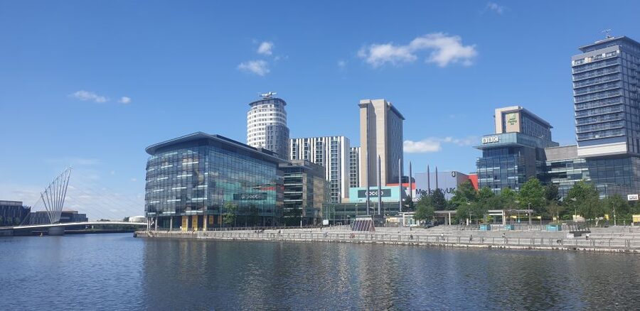 Manchester: Media City & The Quays Guided Walking Tour - Imperial War Museum North and the wider story