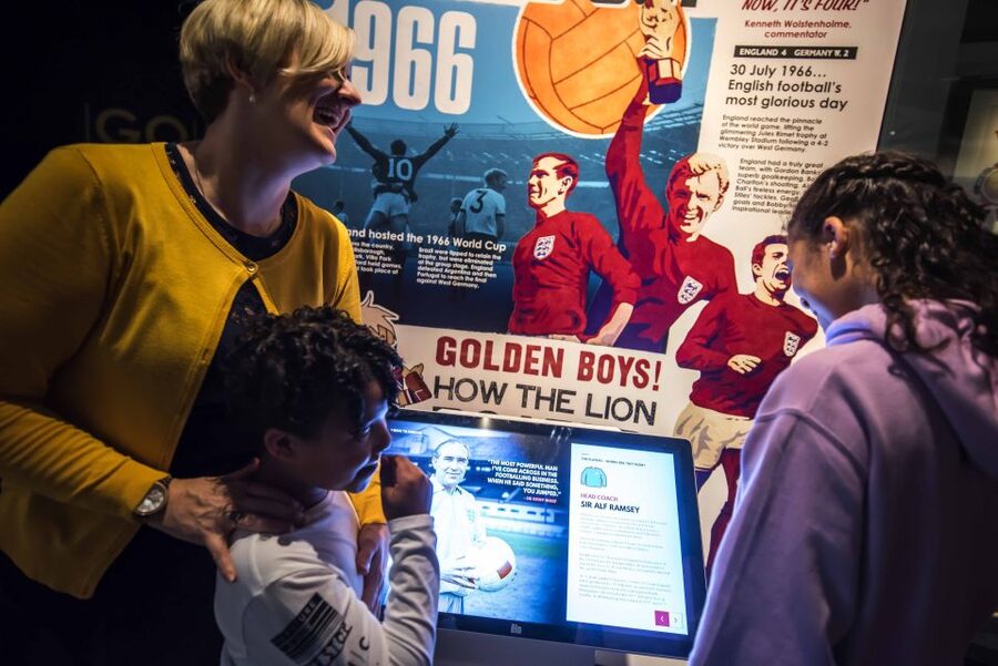 Manchester: National Football Museum Admission Ticket - Ground floor: trophies and a changing first impression