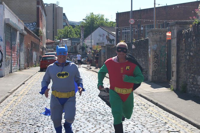 Only Fools and Horses Tour of Bristol - The bar, the Batman costumes, and the best photo stop