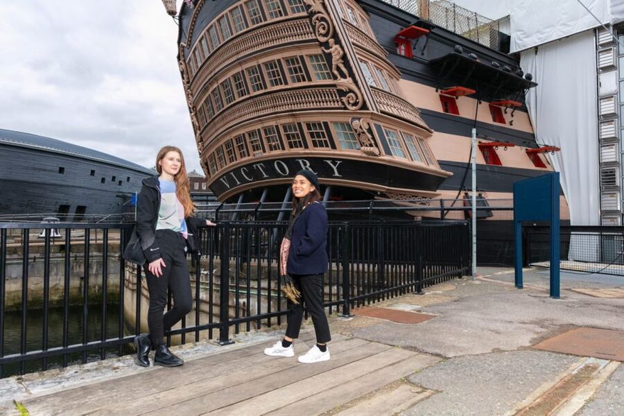 Portsmouth: Historic Dockyard Ultimate Explorer Ticket - The harbour cruise adds a useful change of view