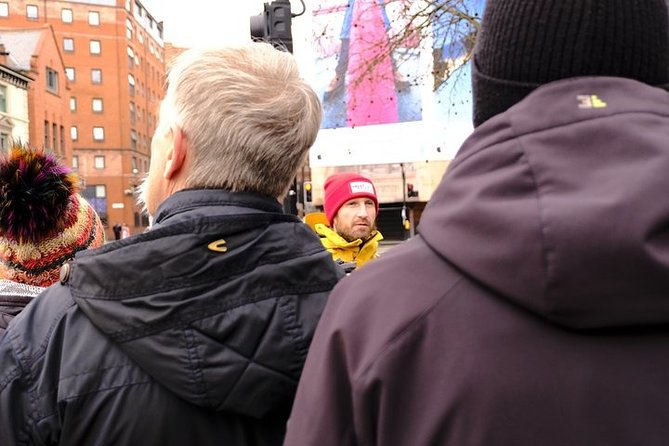 Rock and Goal Manchester Walking Tour - Stevenson Square and the rise of the Northern Quarter
