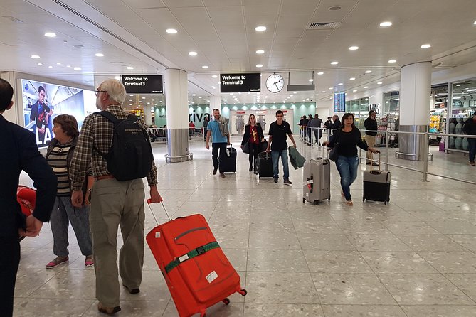 Shared Arrival Transfer London Airport to Hotel Accommodation - Heathrow, Gatwick, and the other airports