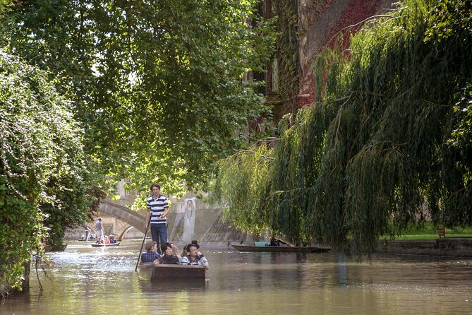 Shared Guided Punting Tour of Cambridge - Trinity College Library from the river