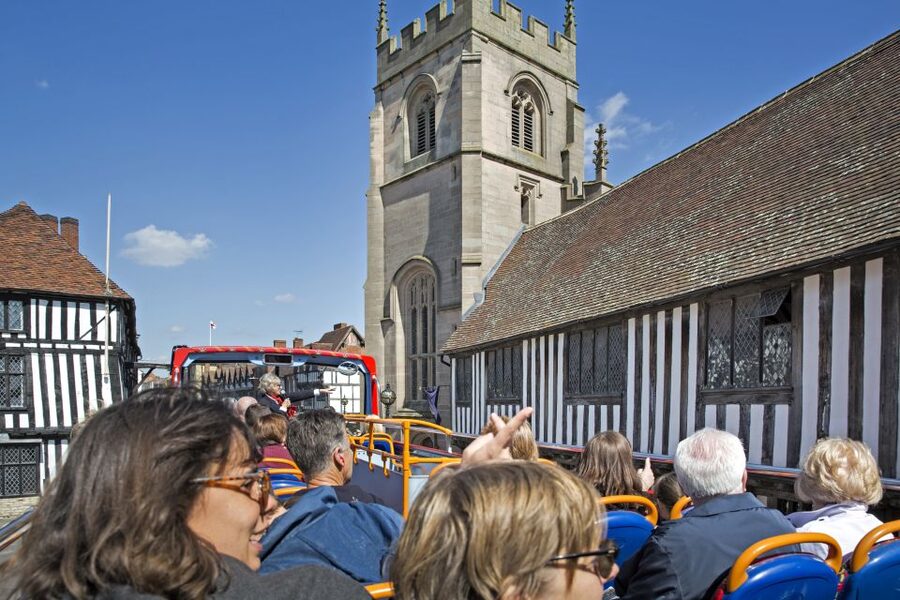 Stratford-upon-Avon:City Sightseeing Hop-On Hop-Off Bus Tour - Why the bus makes sense in Shakespeare’s Stratford