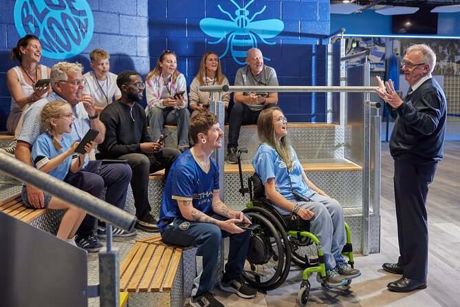 The Manchester City Stadium Tour - The glass players’ tunnel and the pitch