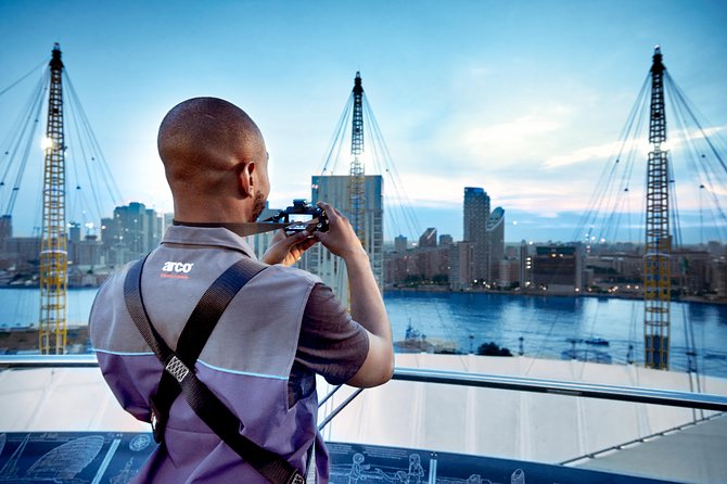 Up at The O2: Daytime Climb with Guided Tour with Panoramic Views - The descent is part of the challenge