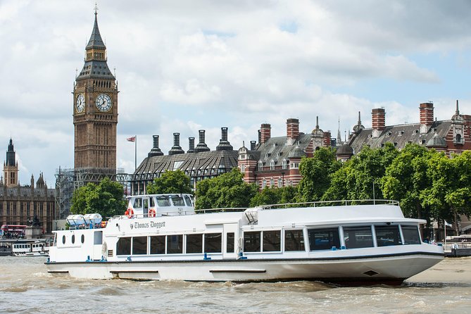 Westminster to Greenwich Sightseeing Thames Cruise in London - Tower of London and HMS Belfast