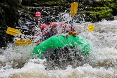 Whitewater Rafting on the River Dee in Llangollen